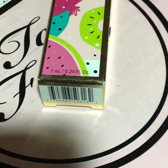 Too Faced Juicy Fruits Lip Gloss Ruby Ripe New - Picture 3 of 6